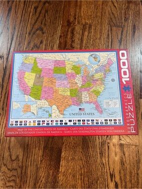 EuroGraphics 1000-Piece United States Map Puzzle